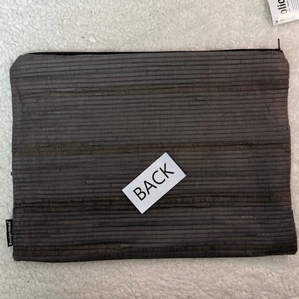 Design Ideas Large Tweed Fabric Folio